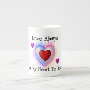 Caneca De Porcelana Do Meu Coração Para O Seu Osso China Mug
