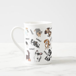 Caneca De Porcelana Dog and Woof
