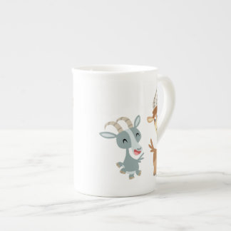 Caneca De Porcelana Dois Bons Cartoons Felizes São Ossos da China