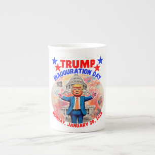 CANECA DE PORCELANA DONALD TRUMP INAUGURATION DAY 2025