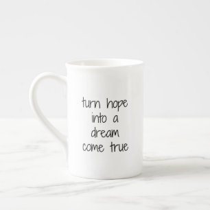 Caneca De Porcelana Dream Torne Verdadeiro Coca-Cola Especialista