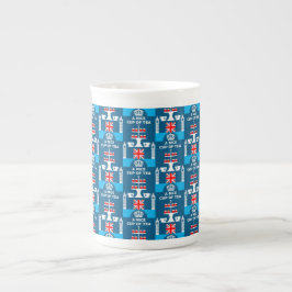 Caneca De Porcelana Drinkers Clássicos de Chá Britânicos