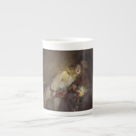 Caneca De Porcelana Duas Meninas Jovens Retornando Para Casa