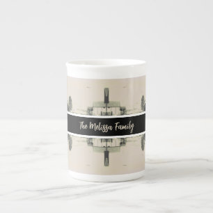 Caneca De Porcelana Edifício de rua vintage Argélia Argel