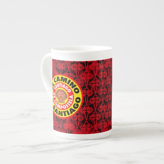 Caneca De Porcelana EL Camino De Santiago (Frente Esquerda)