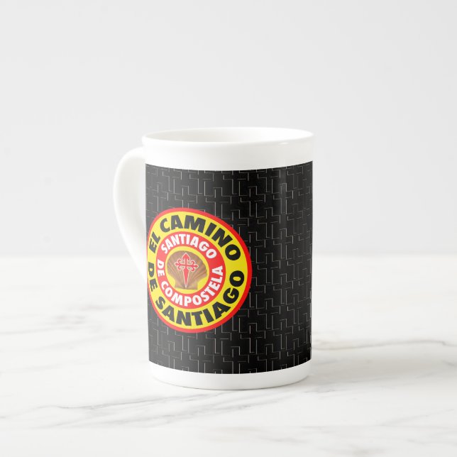 Caneca De Porcelana EL Camino De Santiago (Frente Esquerda)