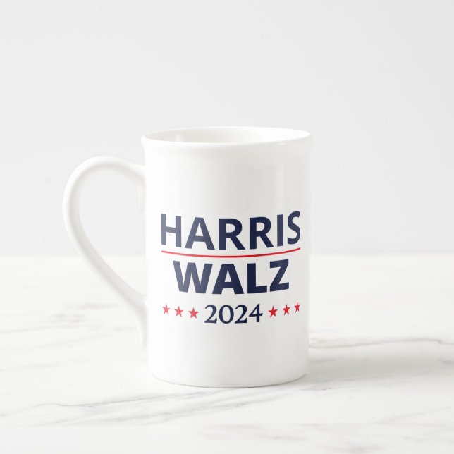 Caneca De Porcelana Eleição de Harris Walz 2024 III (Esquerda)