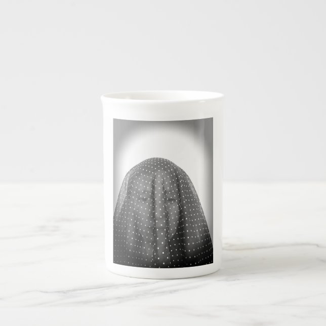 Caneca De Porcelana Em memória solene (Frente)