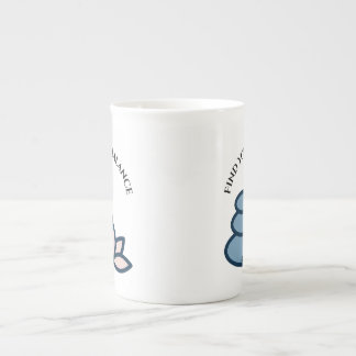Caneca De Porcelana Encontre seu equilíbrio - Mug de café Inspiraciona