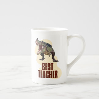 Caneca De Porcelana Engraçado Dinossaur Dino Melhor Professora