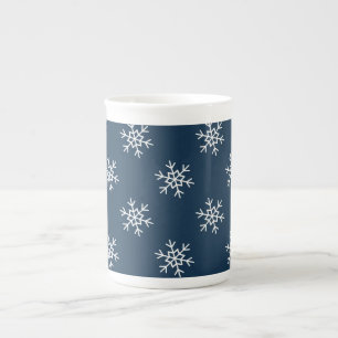 Caneca De Porcelana Espelhos de neve Pintada especialidade festiva