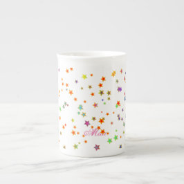 Caneca De Porcelana Estrelas doces