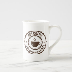 Caneca De Porcelana Eterno Grace: Elegante Bone China Mug com Simples