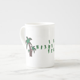 Caneca De Porcelana Eu Amo Miami Gardens Flórida