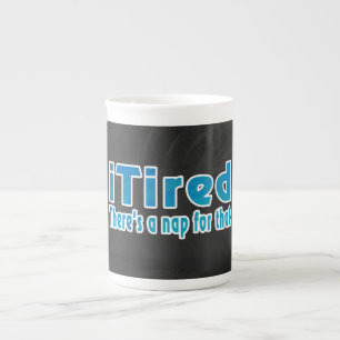Caneca De Porcelana Eu cansado lá sou uma sesta para aquele