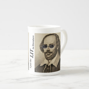 Caneca De Porcelana Eu pôr ILUMINADO na literatura Shakespeare