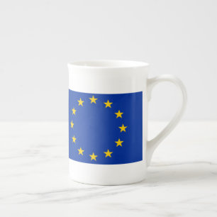 Caneca De Porcelana Europa estandarte