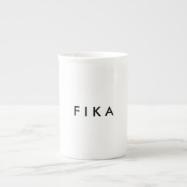 Caneca De Porcelana F I K A Bone China Mug