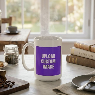 Caneca De Porcelana Faça o Upload de 2 Imagens Personalizadas - Adicio
