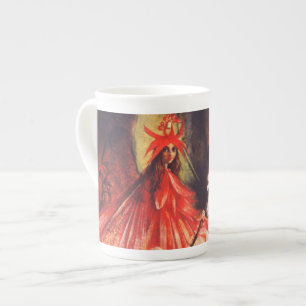 Caneca De Porcelana Fadas de Verão