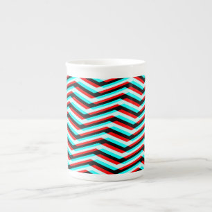 Caneca De Porcelana Falha de Chevron