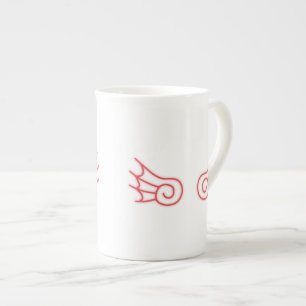 Caneca De Porcelana Falln Chibi Demon Wings
