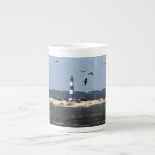 Caneca De Porcelana Farol de OBX