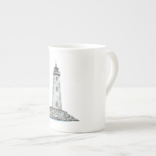 Caneca De Porcelana Farol novo do conforto do ponto
