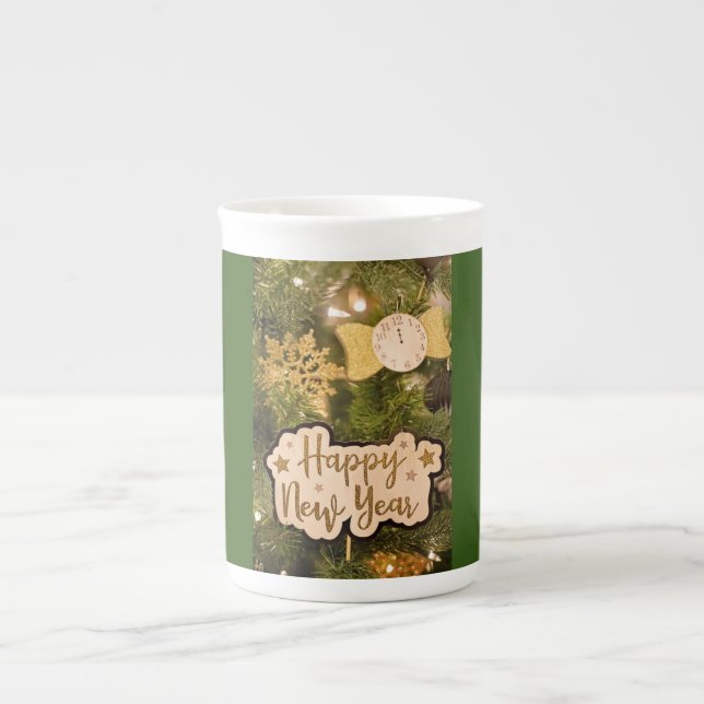 CANECA DE PORCELANA FELIZ ANO NOVO (Frente)