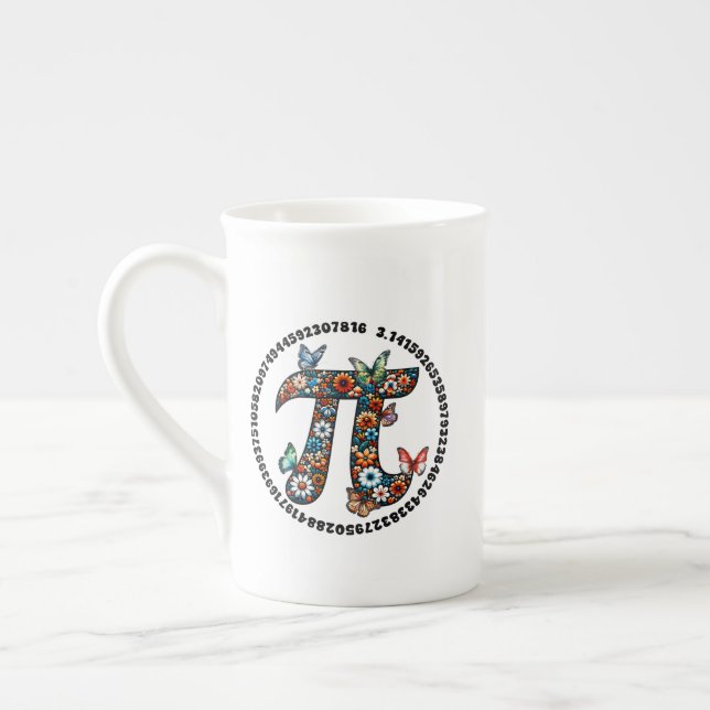 Caneca De Porcelana feliz dia pi (Esquerda)