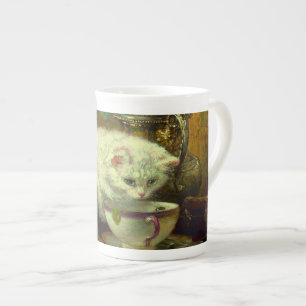 Caneca De Porcelana Festa de Tea Kittens