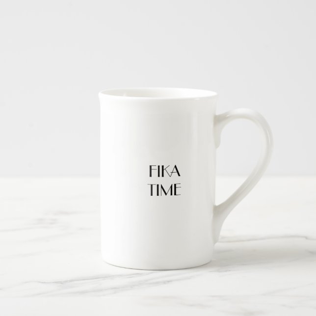 Caneca De Porcelana FIKA TIME Mug #FIKA #FIKAGRANDE Café Mug (Direita)