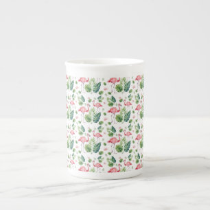 Caneca De Porcelana Flamingo