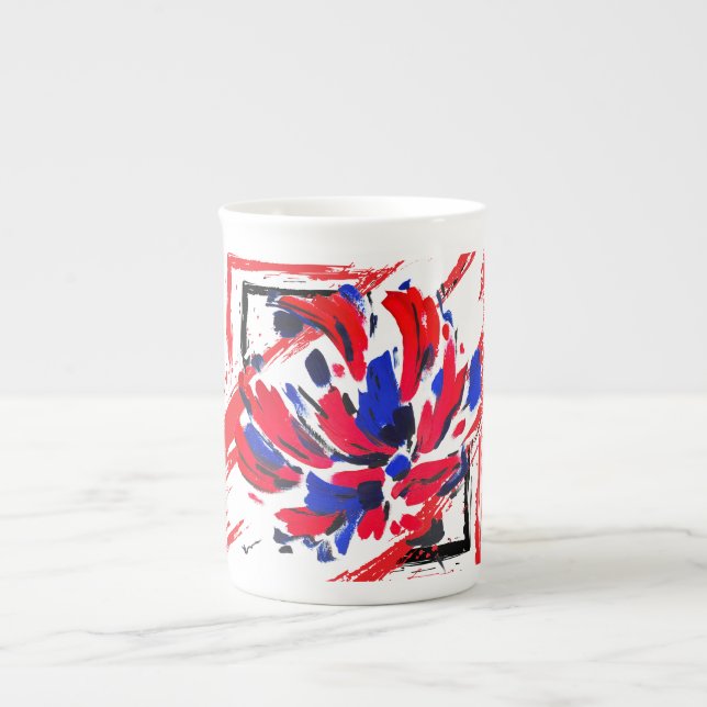 Caneca De Porcelana Fleur éclatée (Frente)