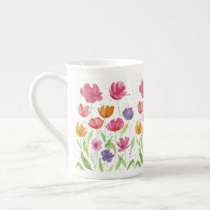 Caneca De Porcelana Flor Selvagem - Mug China