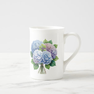 Caneca De Porcelana Floral