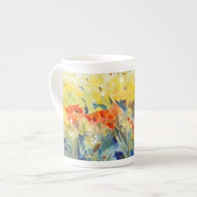 Caneca De Porcelana Flores Sway II (Frente Esquerda)