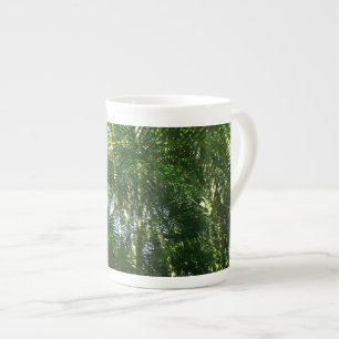 Caneca De Porcelana Floresta de Palmeiras Natureza Tropical