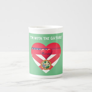 Caneca De Porcelana Flórida