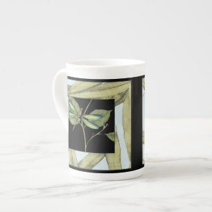 Caneca De Porcelana Folgas com Interesse de Dragonfly por Jennifer Gol