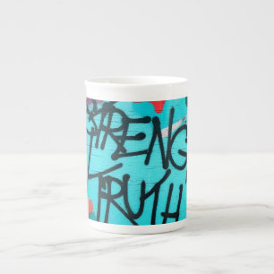 Caneca De Porcelana força na verdade