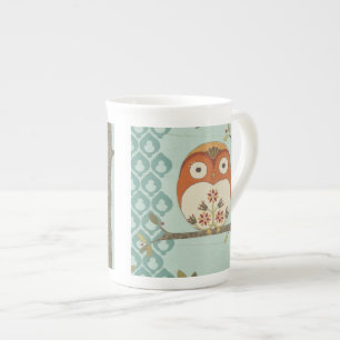 Caneca De Porcelana Forest Whimsy I