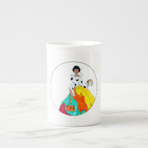 Caneca De Porcelana Forma & café