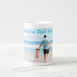 Caneca De Porcelana Foto e texto personalizados - seu próprio Design -