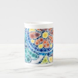 Caneca De Porcelana Fotografia artística artística colorida azulejo az
