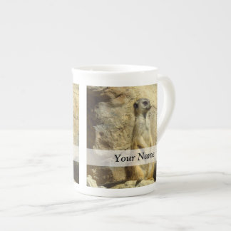 Caneca De Porcelana Fotografia bonito do meerkat