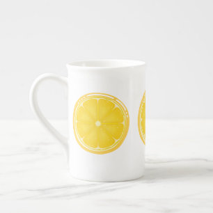 Caneca De Porcelana FRUTA DE VERÃO DO CICLO TROPÓPICO LÍNGULOS de lara