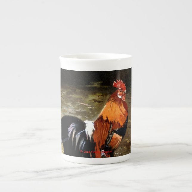 Caneca De Porcelana Galo (Frente)