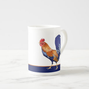 Caneca De Porcelana Galo Bone China Mug