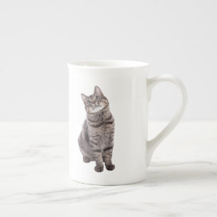 Caneca De Porcelana Gato de Tabby